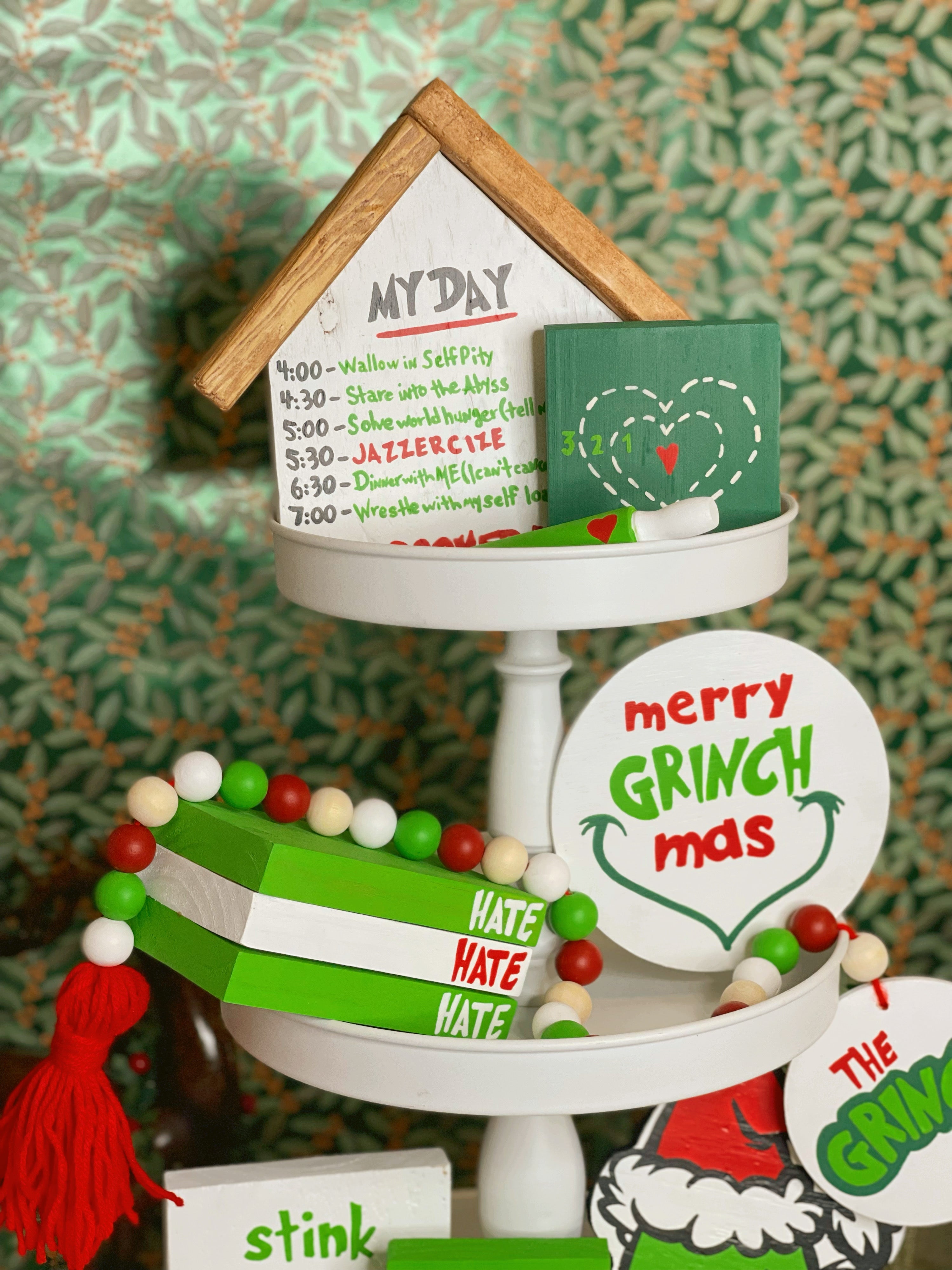 Mean Mr. Green - Tiered Tray Set (PRE-ORDER)