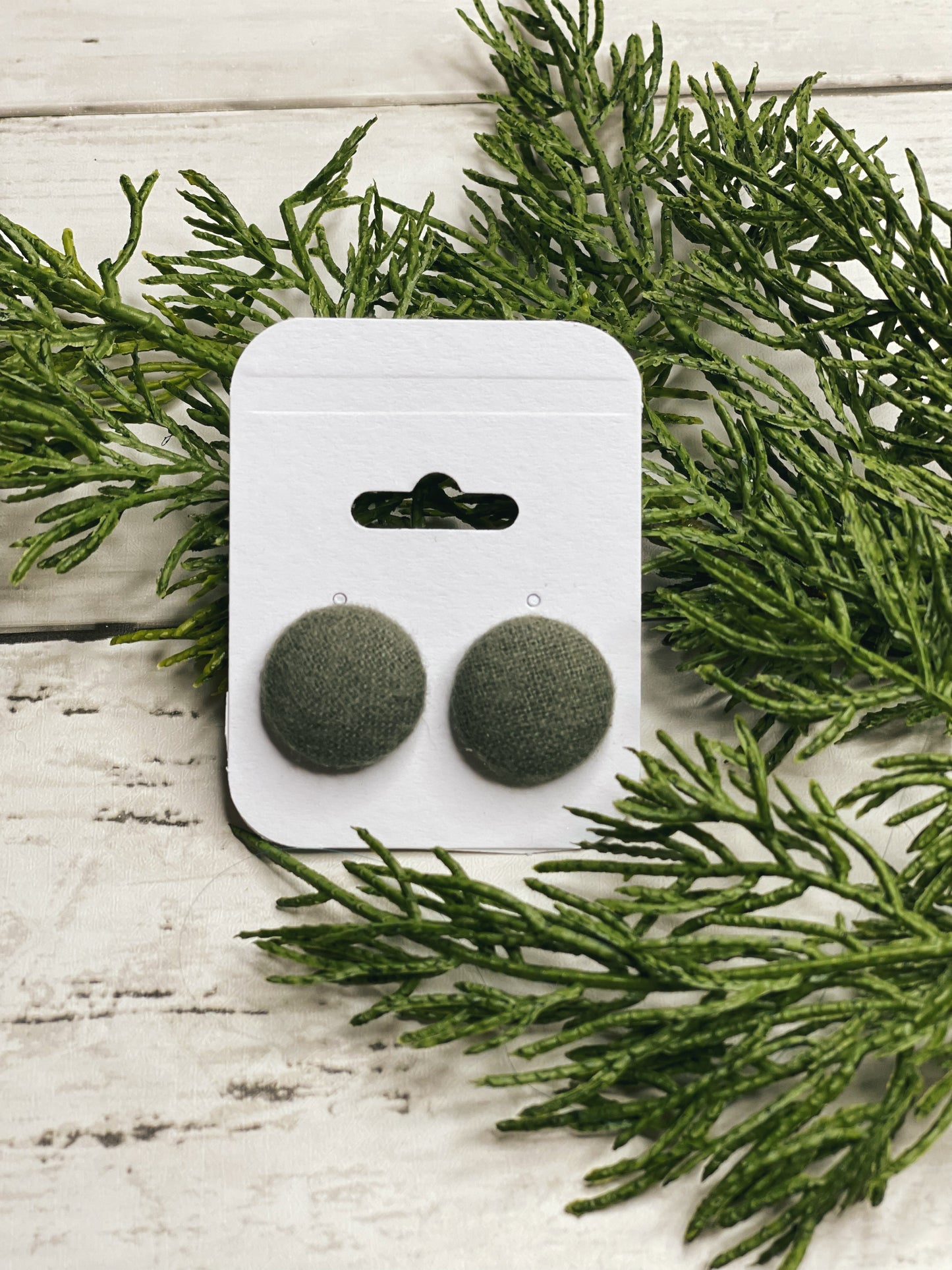 Cottage Living - Button Earrings