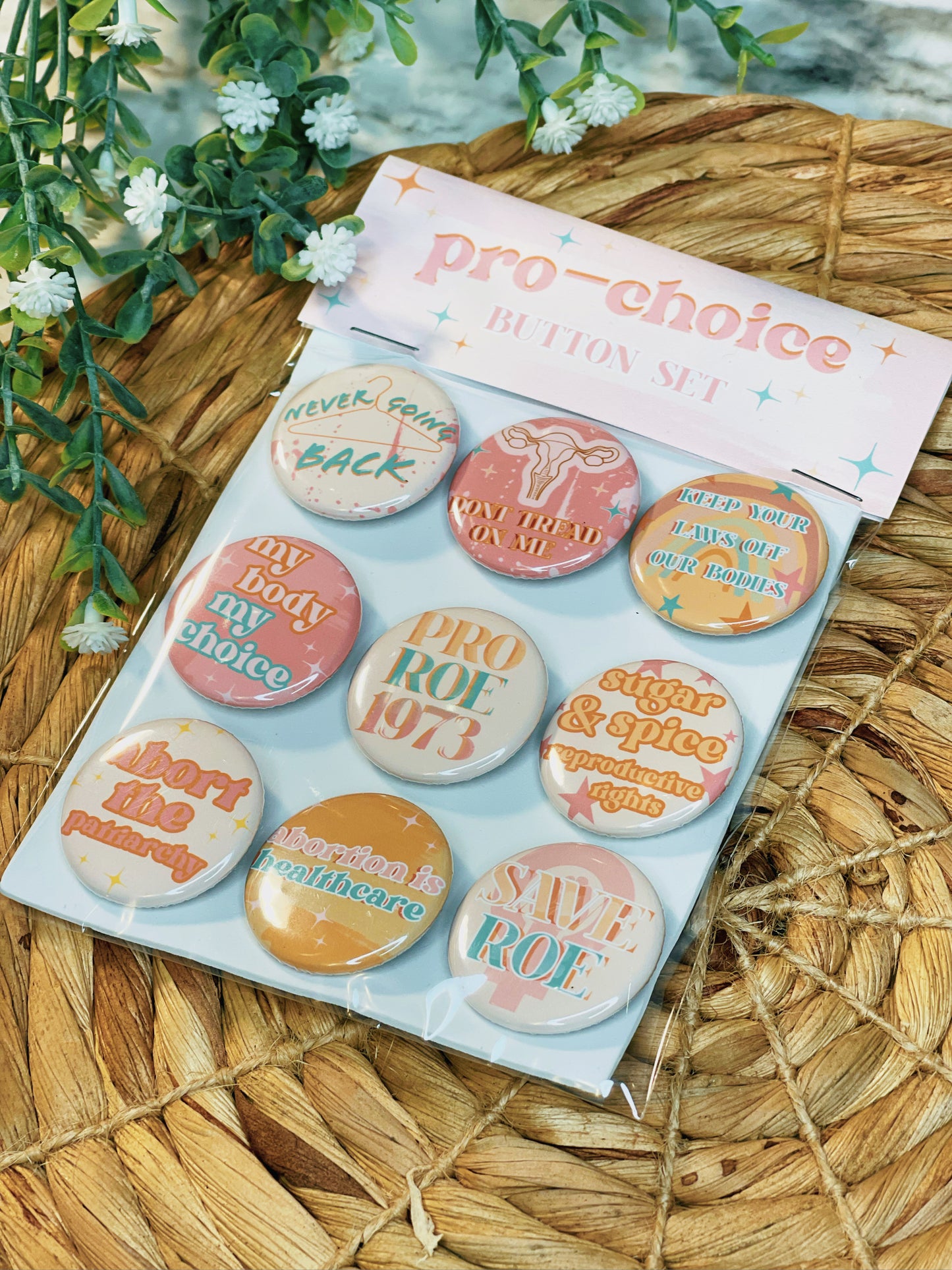 Pro-choice - Button Set