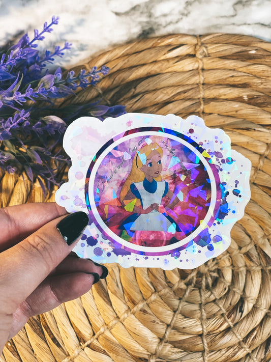 Alice Circle - Holo-Sticker