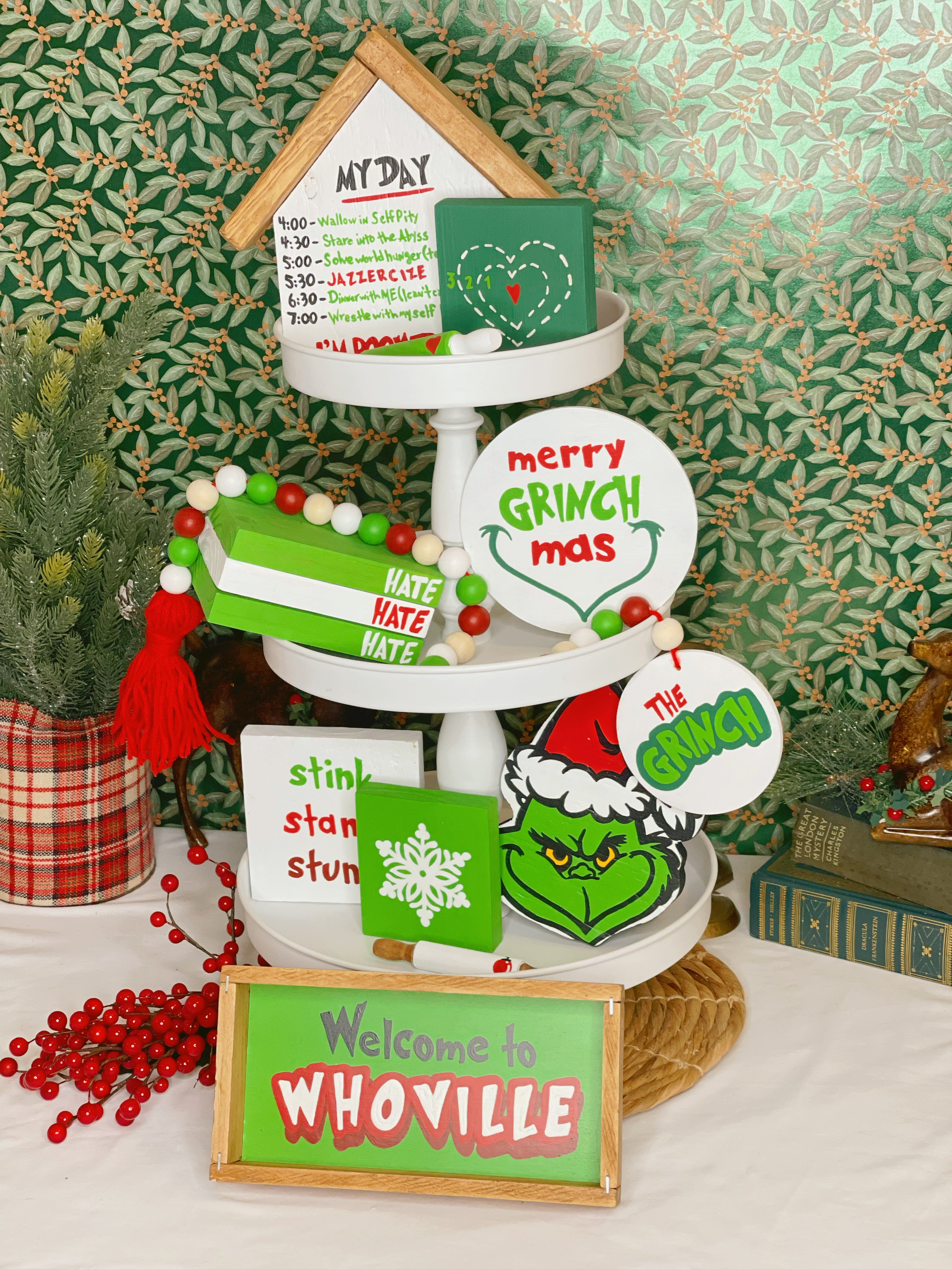 Mean Mr. Green - Tiered Tray Set (PRE-ORDER)
