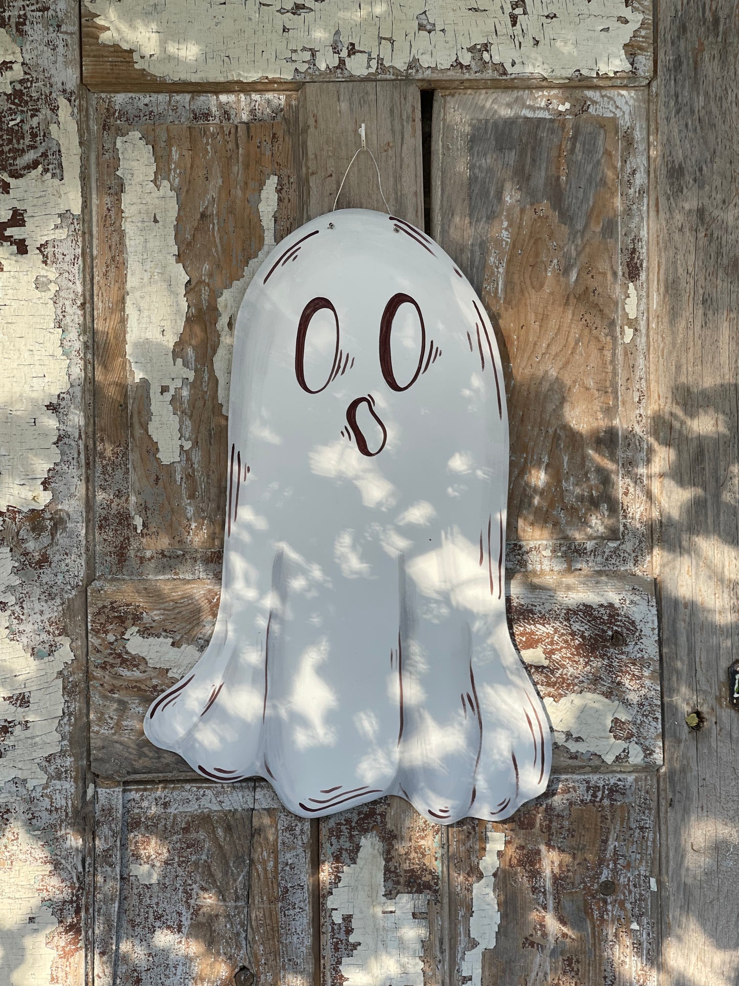 Vintage Ghost - Cut Out Door Hanger (PRE-ORDER)