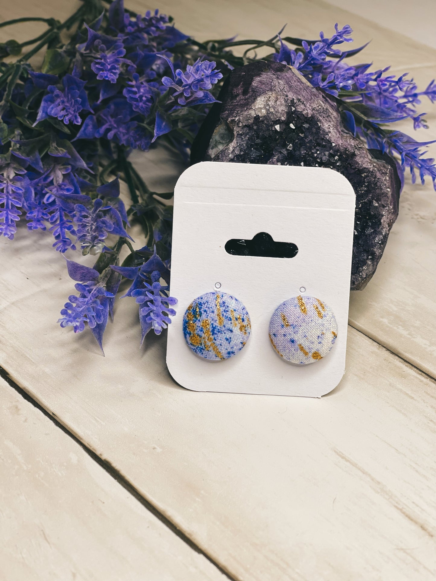 Celestial - Button Earrings