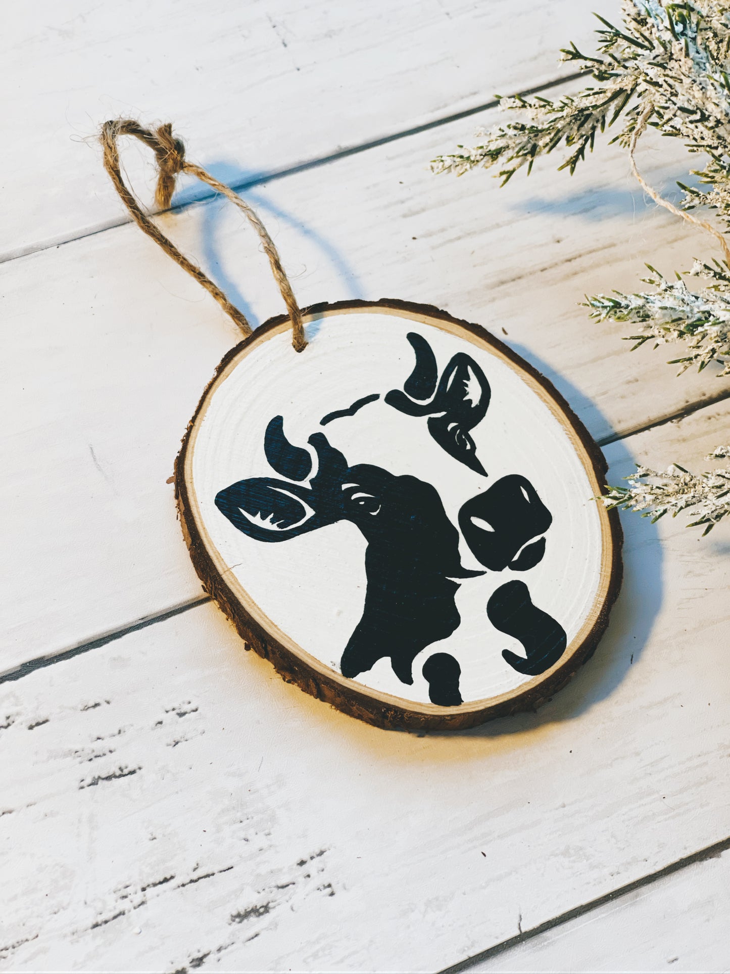 Cow - Christmas Ornament Set (PRE-ORDER)