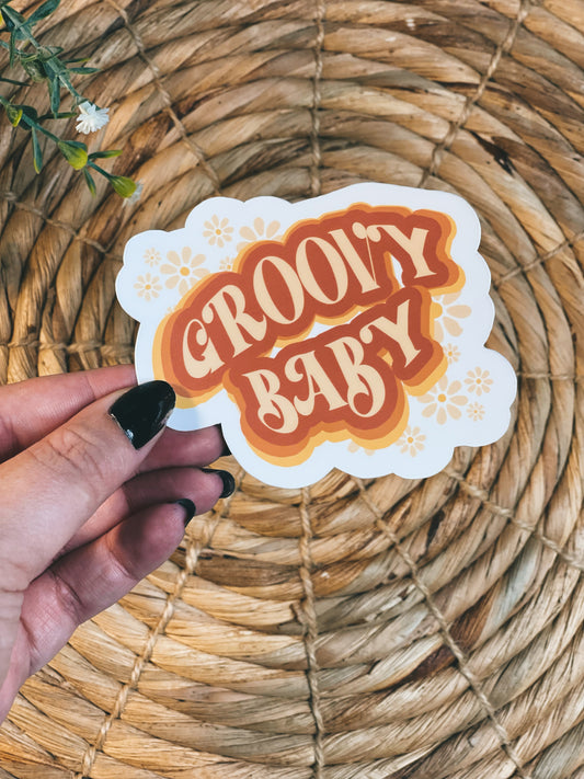 Groovy Baby (70s) - Sticker