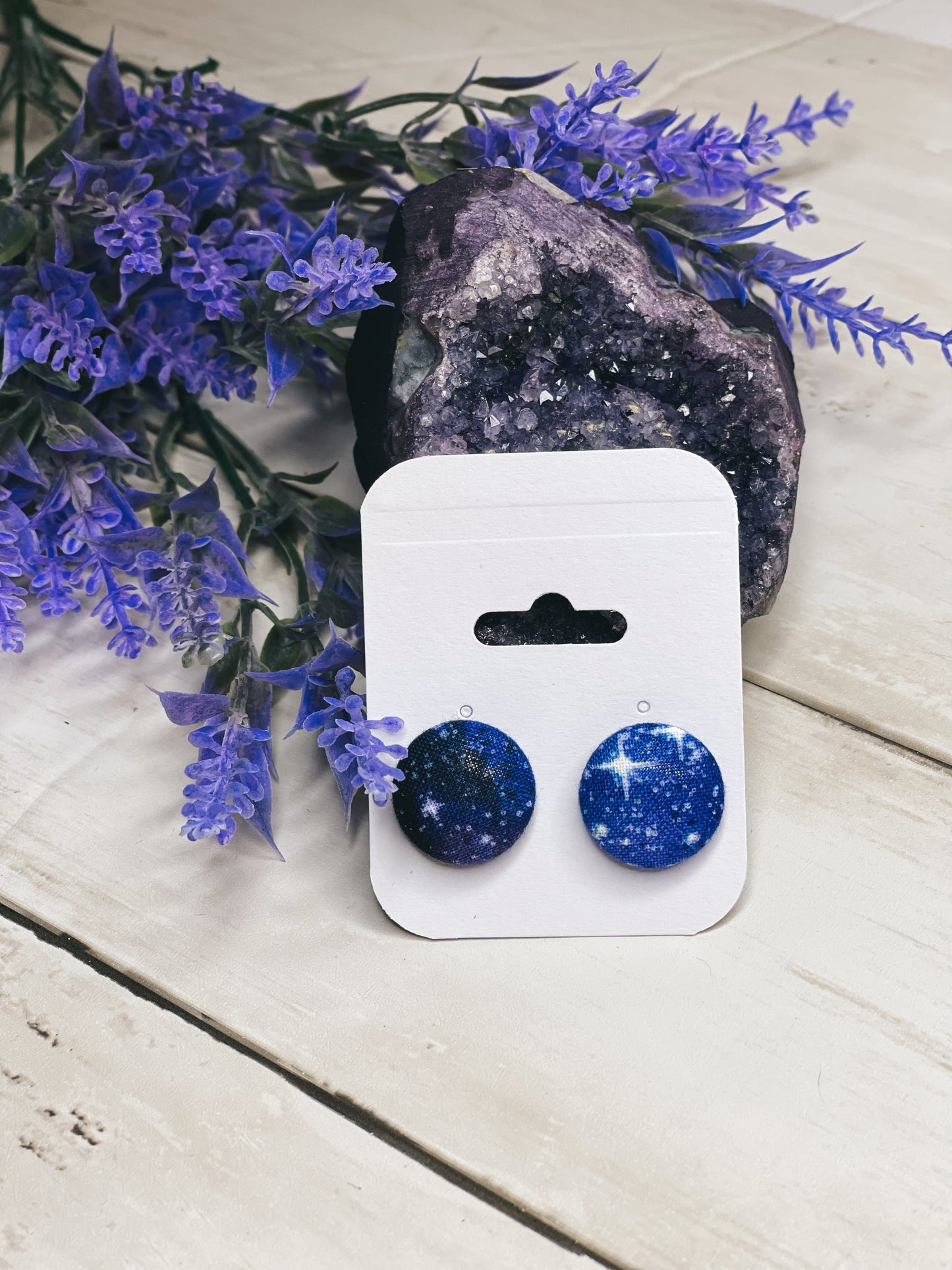 Celestial - Button Earrings