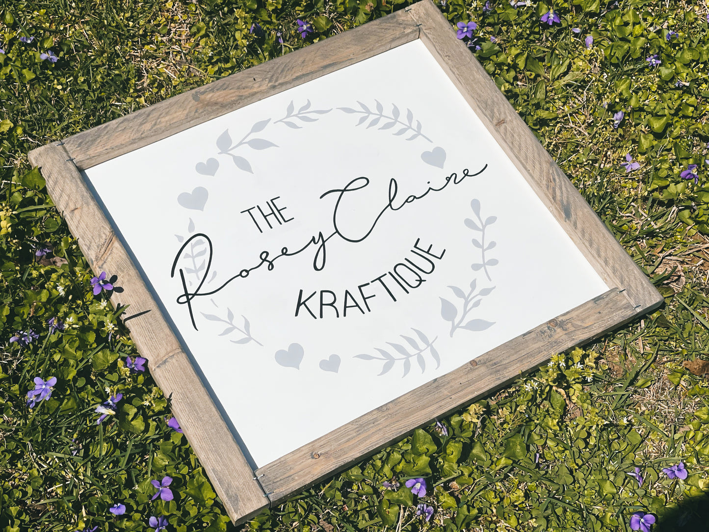 Business Logo - Framed Sign (PRE-ORDER)