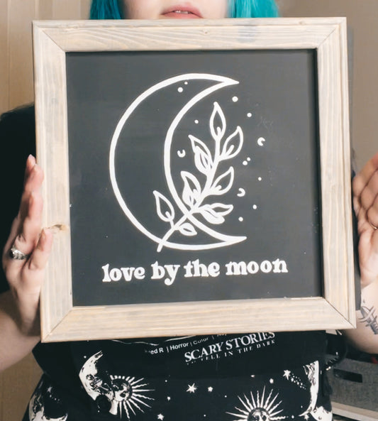 Love by the Moon - Framed Sign (PRE-ORDER)