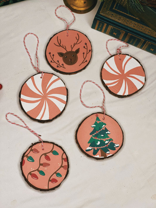 Christmas in Pastel - Ornament Set