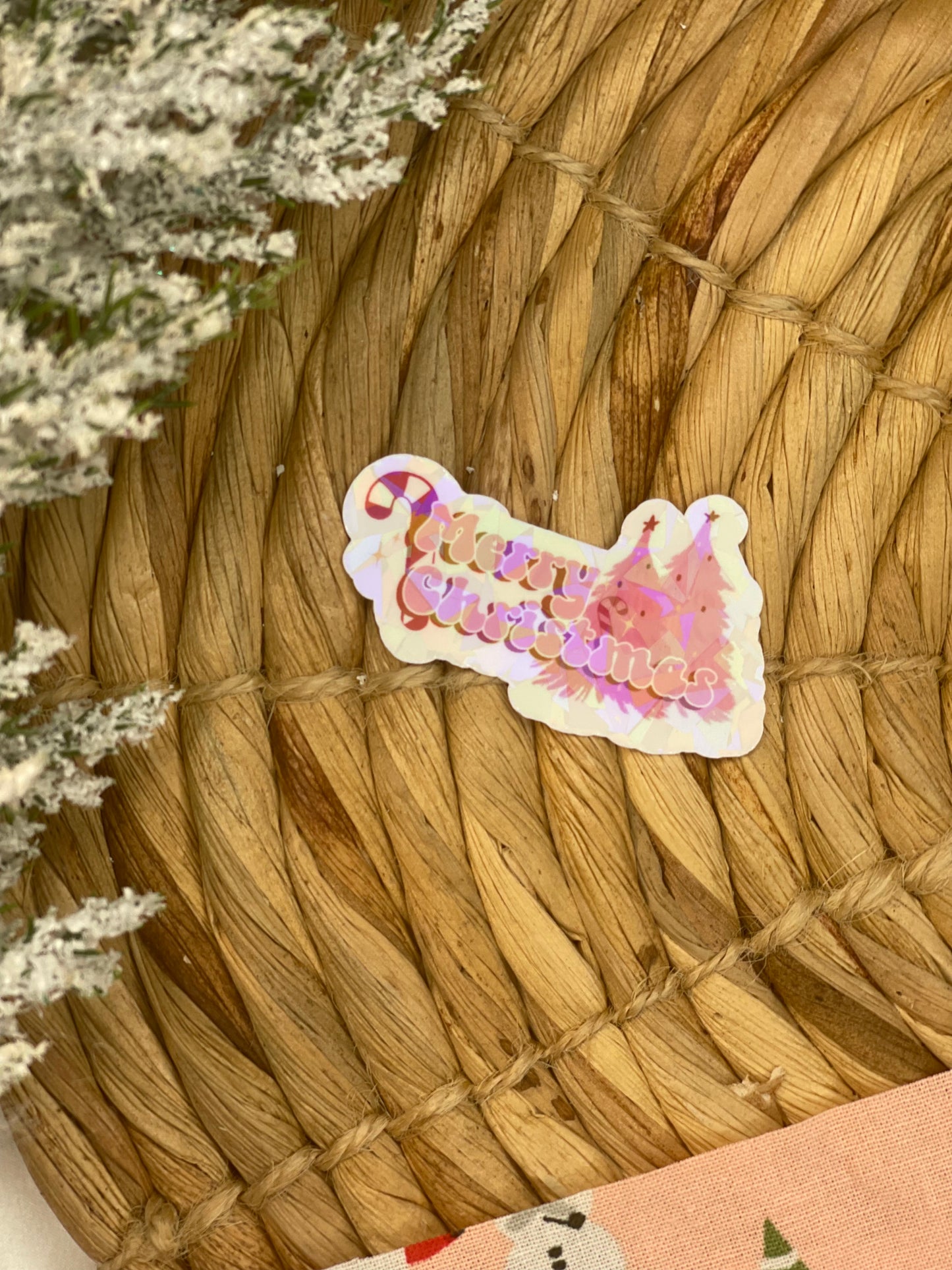 Merry Christmas - Holo Sticker