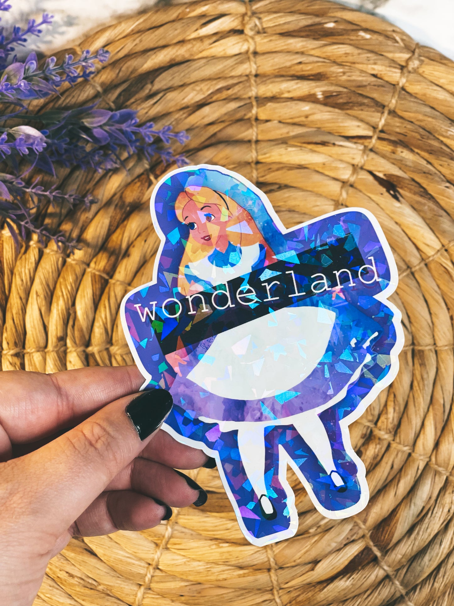 Purple Wonderland (Large) - Holo-Sticker